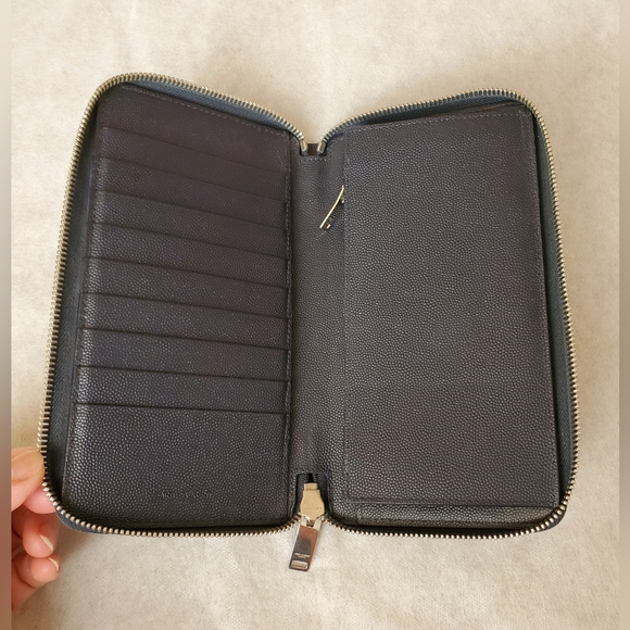YSL Black Zippy Wallet - Picture 5 of 15